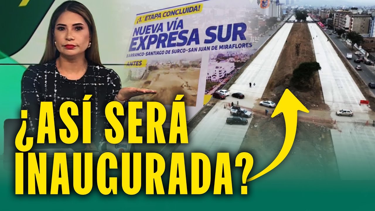 "Es una burla. ¿Dónde está señalización?": Inaugurarán tramo de Vía Expresa Sur, pero sin terminar
