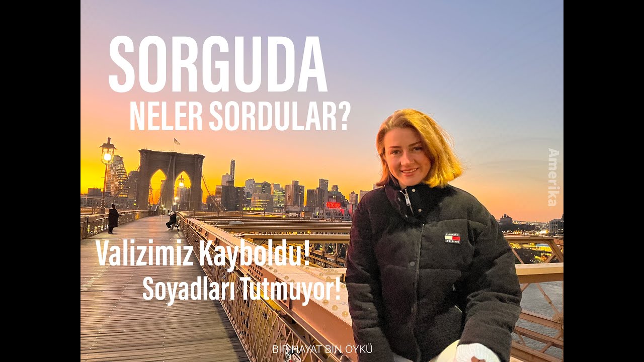 amerika'ya giriste yasadiklarim | #newyork #newyorkvlog #newyorkturkcevlog #amerika #amerikavlog