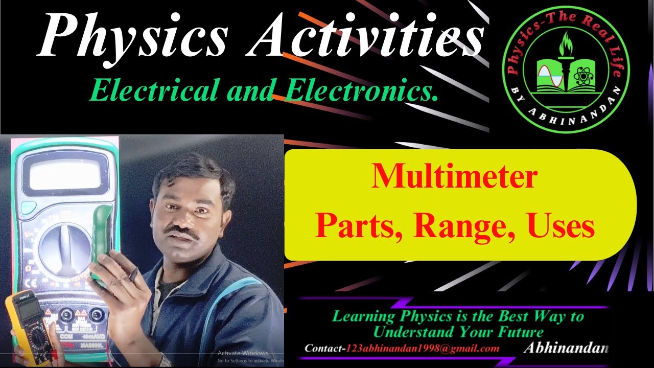 Class 12th Activity # Multimeter# Range Setting and Readings of a Multimeter. Complete Imformation.