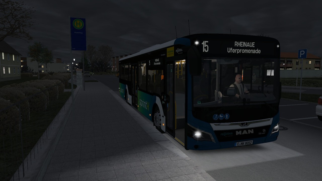 Omsi 2 - Rheinhausen, 15 RHEINAUE, MAN New Lion's City (Part 2/2)