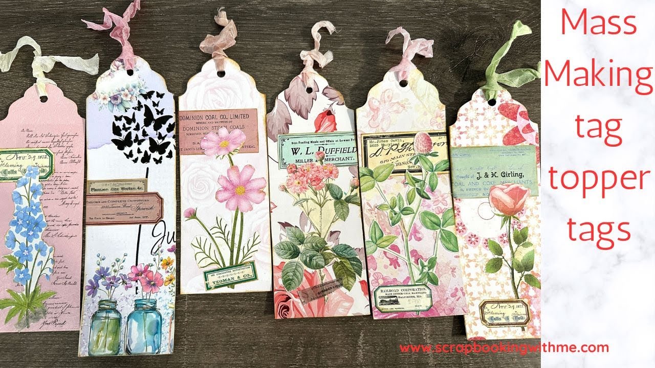 MASS MAKE TAG TOPPER PUNCH TAGS USING VARIOUS MATERIALS