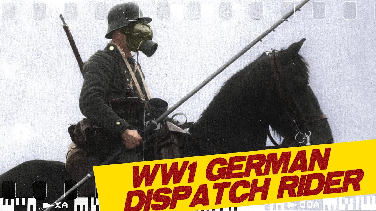 From Lances To Modern Warfare In WW1 - The German Dispatch Rider I ICONIC PHOTOGRAPHS #6