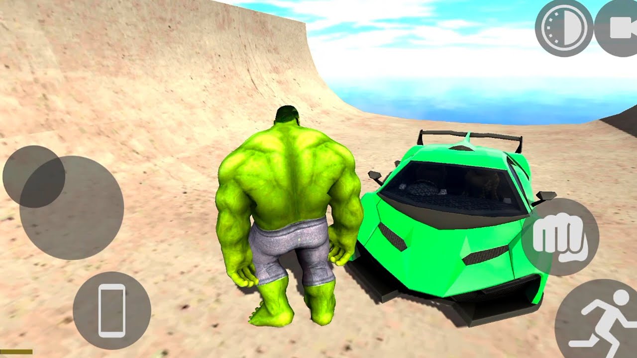 💚 Hulk Ki Pehli Car Ride – Kya Bach Payegi Gaadi || Indian bike driving 3d game