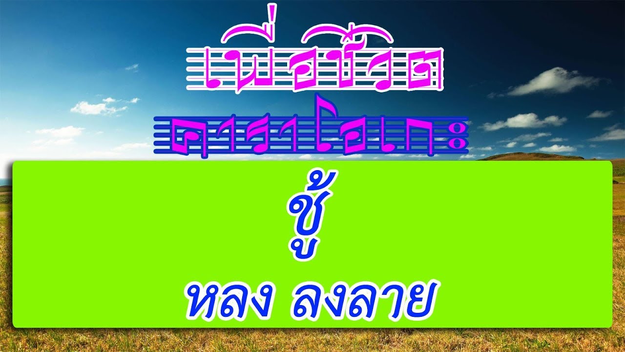 ชู้ - หลง ลงลาย | เพื่อชีวิต คาราโอเกะ
