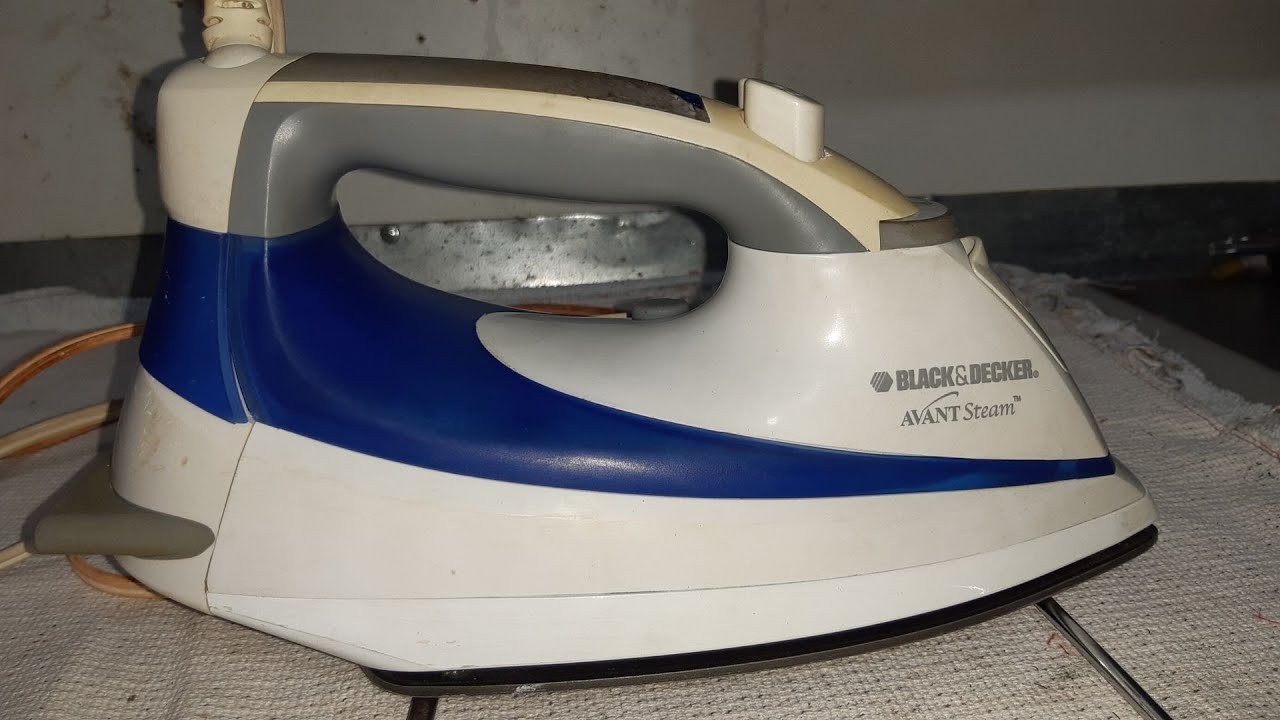 ferro de passar black decker avant steam f980 não liga! Aprenda desmontar, fazer testes e consertar.