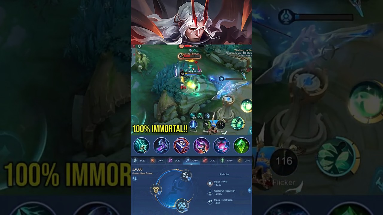 Faramis Best Build 100% Immortal (Part 3) - MLBB #gameplayproplayer #faramis #MLBB