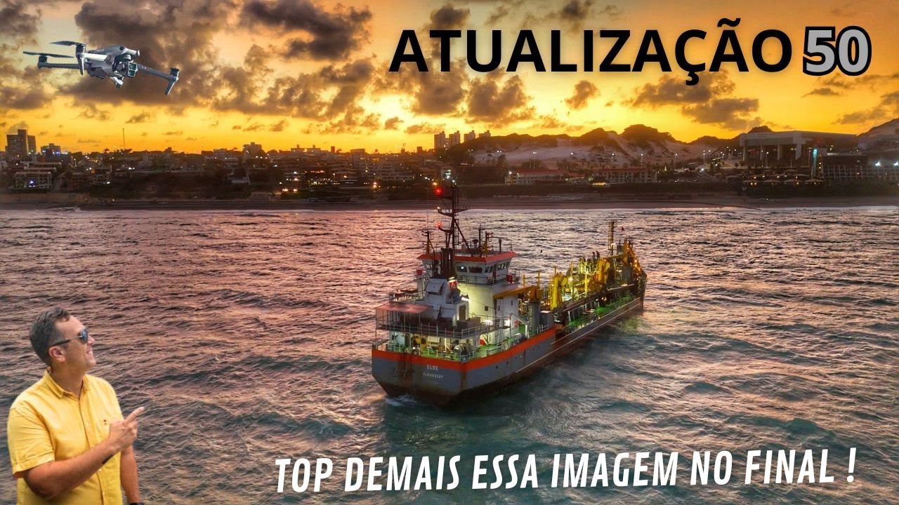 Atualização 50 - Engorda da Praia de Ponta Negra - OBRA AVANÇA E CHEGA QUASE NO INÍCIO DO CALÇADÃO
