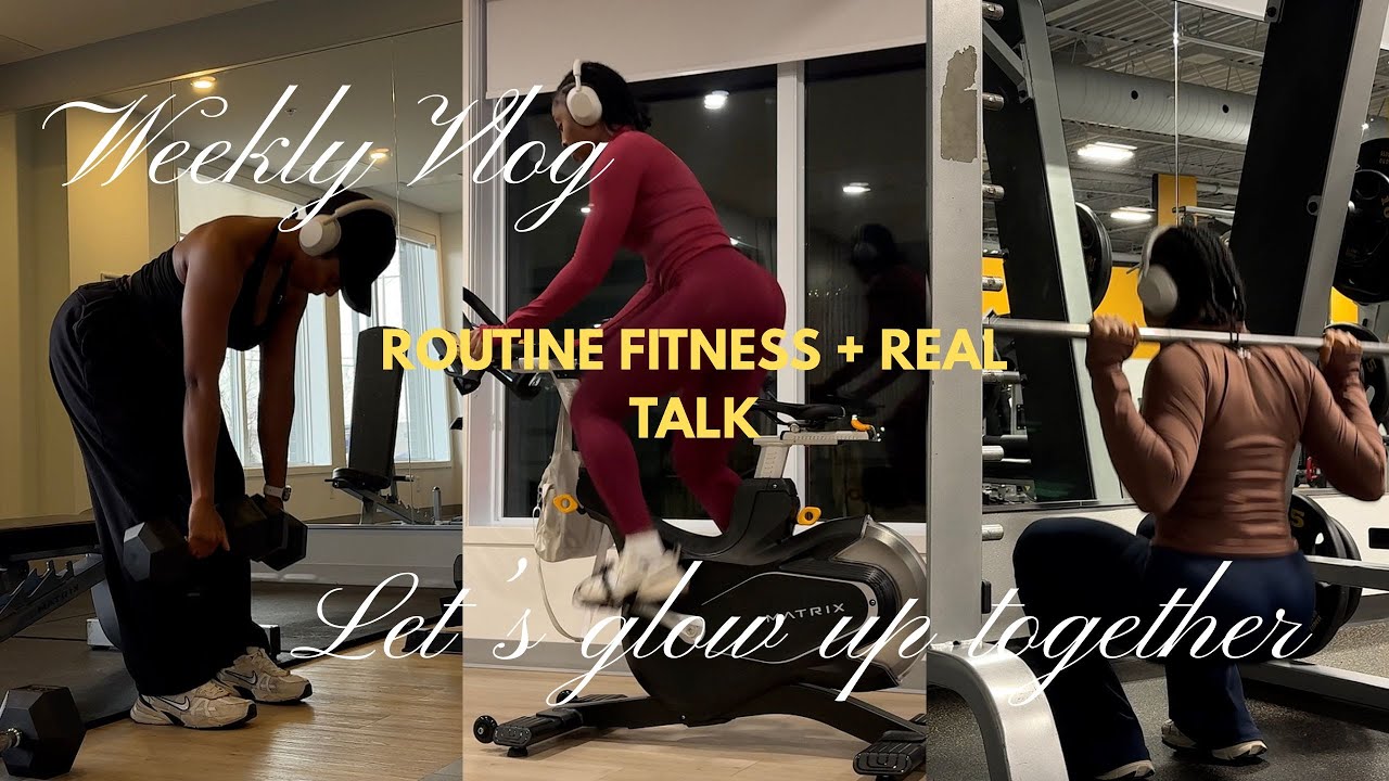 Ma semaine d’entraînement 🎧| comment j’ai perdu 12kg | Vision board, déficit calorique & good vibes