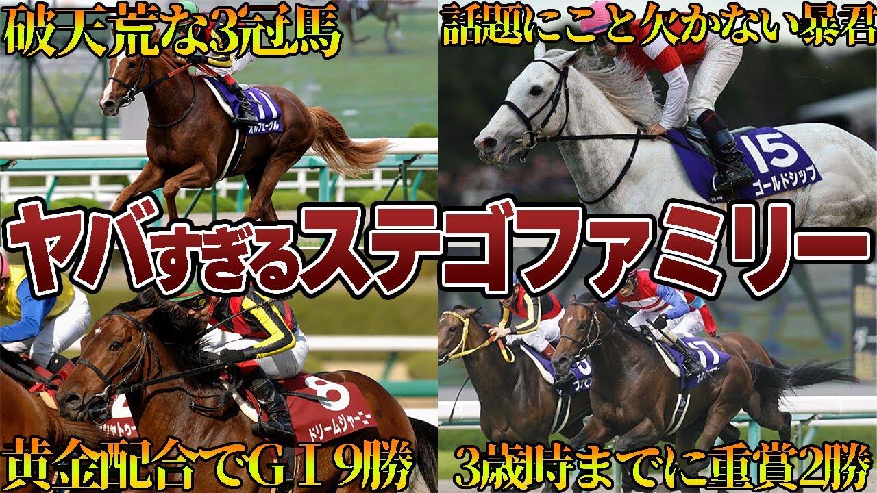 【競馬】ヤバすぎるステゴファミリー