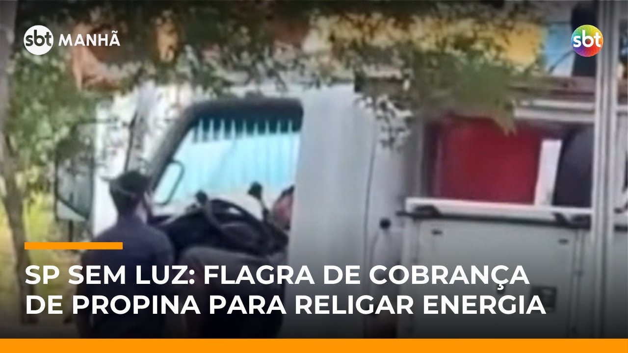 SBT Not&iacute;cias/SBT Manh&atilde;: Funcion&aacute;rios da Enel s&atilde;o acusados de cobrar propina para religar luz em SP