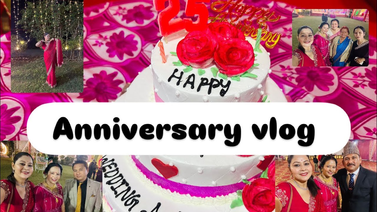 25th Anniversary Vlog  🎉#anniversary #celebration #party #viral 
