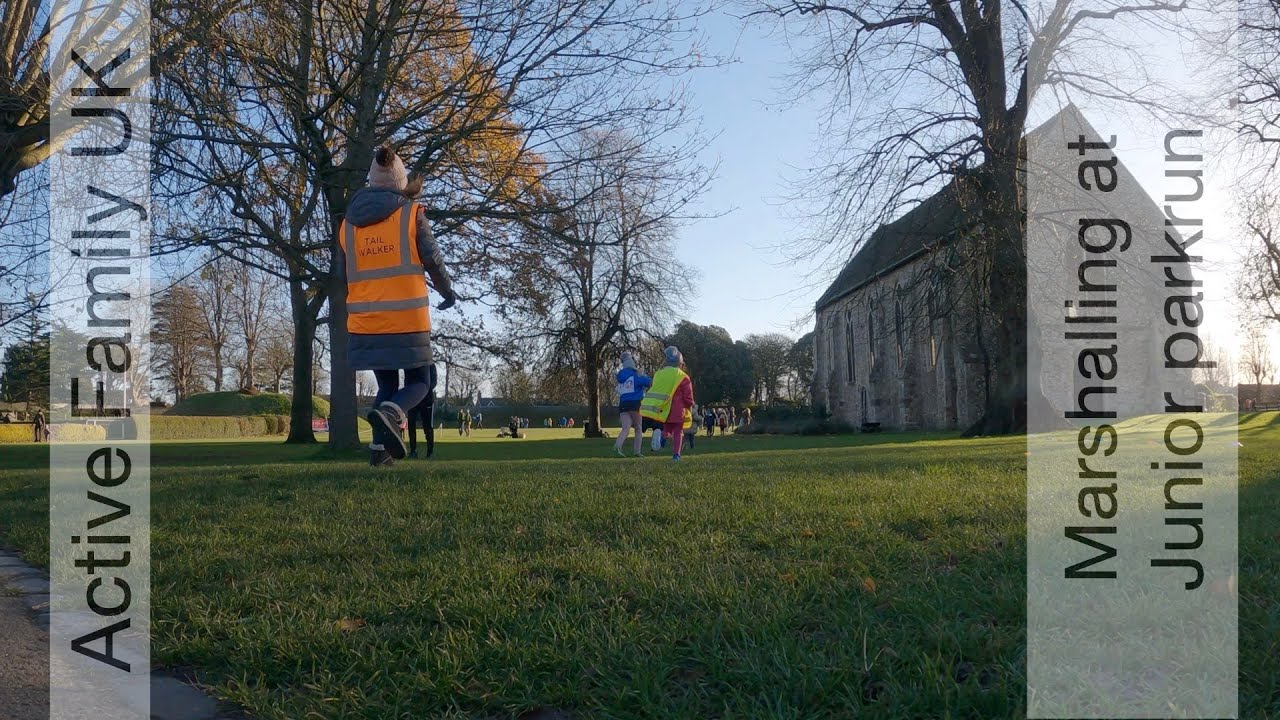 Marshalling at junior parkrun