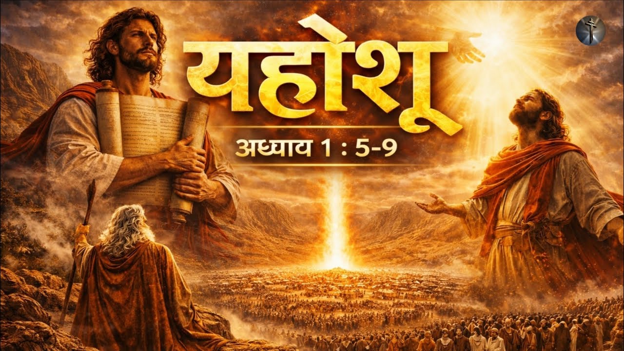 यहोशू अध्याय 1 : 5-9 | मजबूत और साहसी बनो | परमेश्वर का शक्तिशाली वचन।