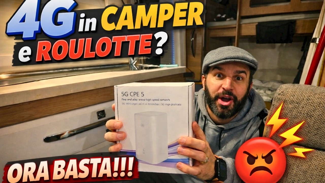 COME AVERE INTERNET 5G IN CAMPER  E ROULOTTE🚐 ADDIO 4G! TEST VELOCITÀ REALE