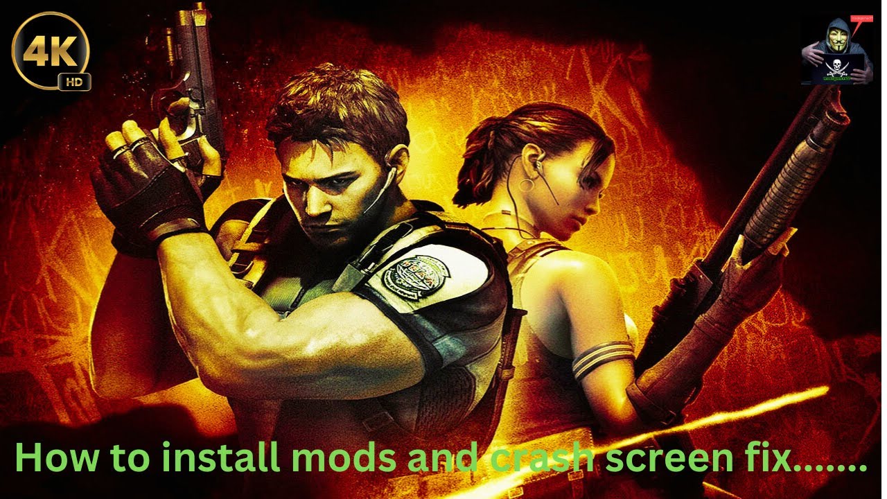 🎮 How to Install Mods in Resident Evil 5 + Fix Crash/Black Screen Issue | Easy Guide @modsgamer77