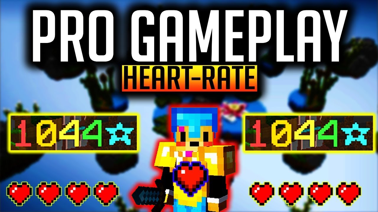 BEDWARS with HEART RATE MONITOR