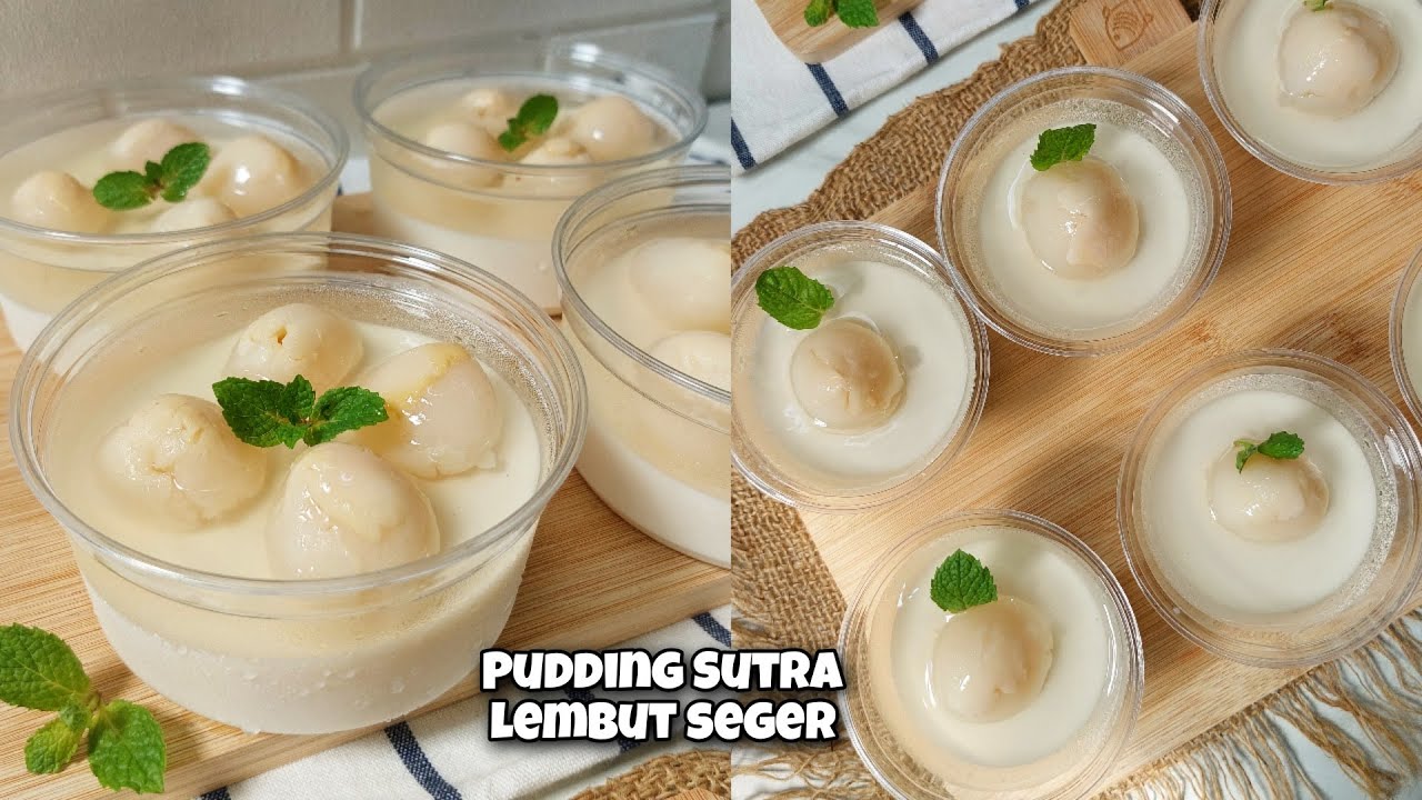 PUDDING SUTRA DALAM CUP!! LEMBUT, DINGIN, SEGER NIKMAT!!