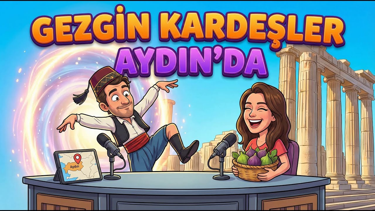 🎧 🍋 Aydın'yı Geziyoruz! İncir ve Antik Kentler | Eğlenceli Türkiye Turu 🇹🇷 (Podcast)