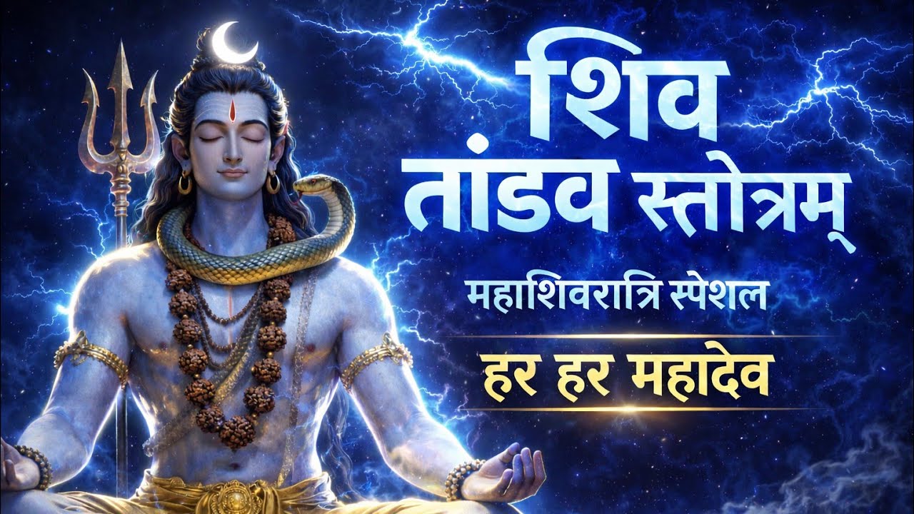 Shiv Tandav Stotram | महाशिवरात्रि स्पेशल | Soft Female Voice | Har Har Mahadev