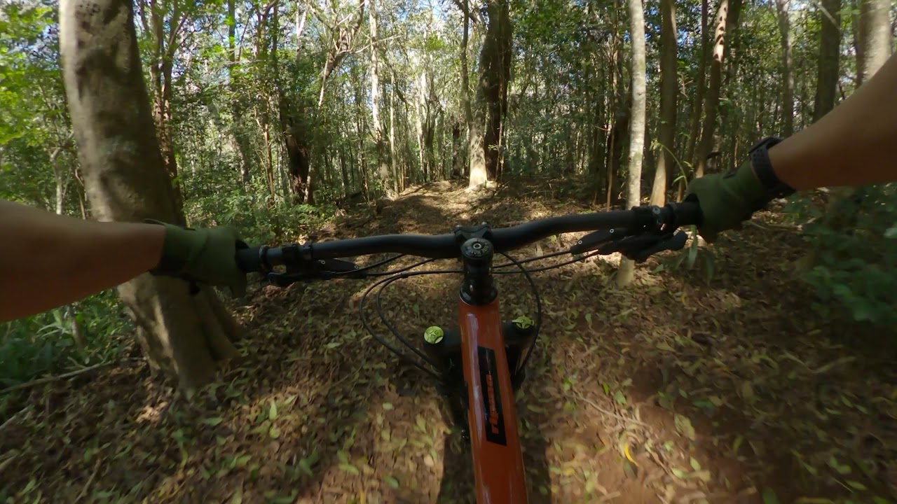 Makawao Forest MTB Pineapple Express in Maui, HI.