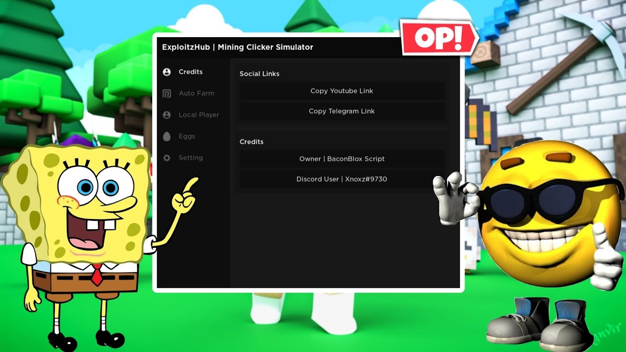 Exploitz Hub | Mining Clicker Simulator  | Arceus X&bull; Fluxus&bull; Hydrogen&bull; Delta&bull; Android&bull; *OP*
