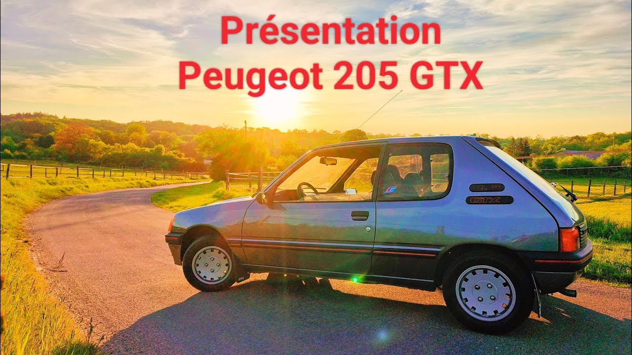 Présentation #Peugeot #205 GTX. Contigo al fin del mundo! ❤️