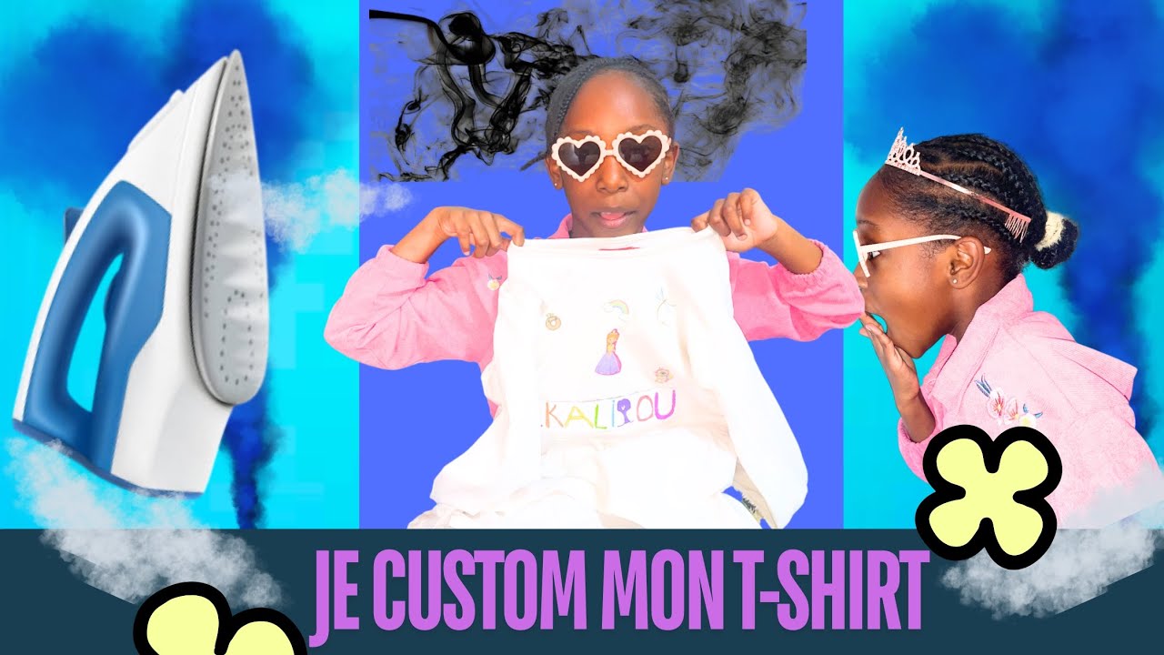 DÉFI CUSTOM T-SHIRT- CHALLENGE ENFANTS😱 #custom #personalisation #customized 