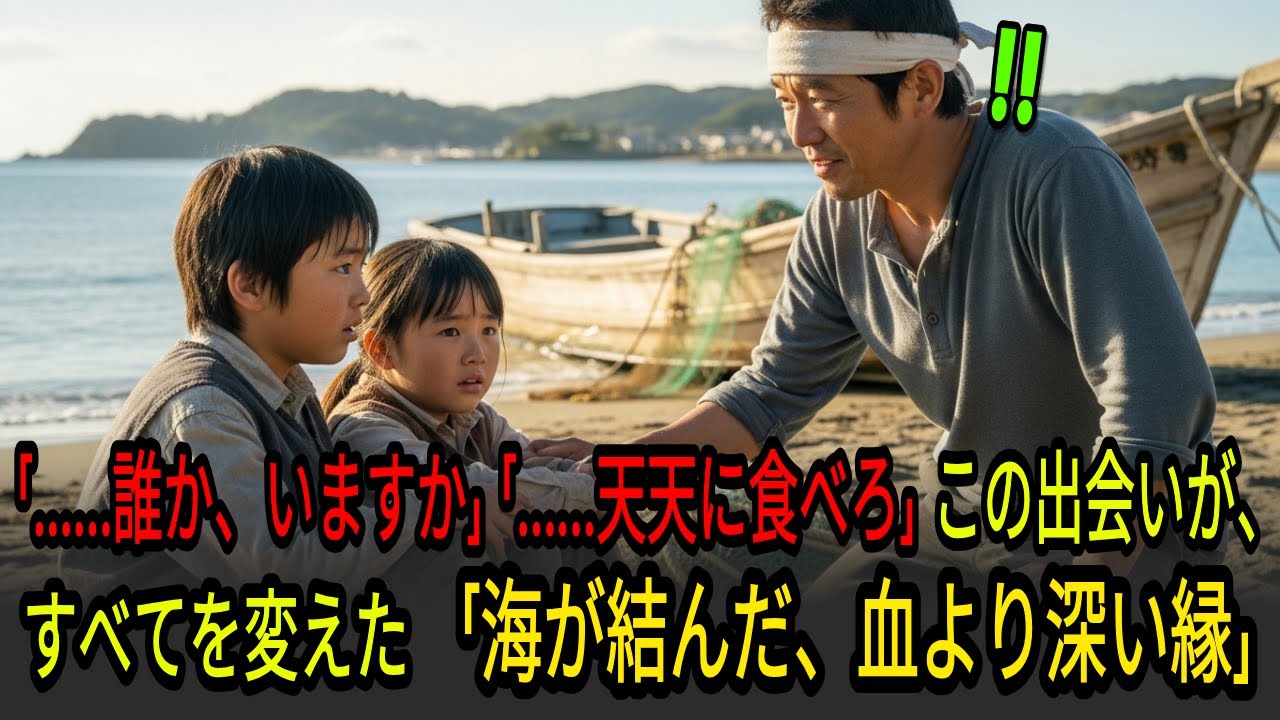 海辺に捨てられた、哀れな幼い姉弟――そして、独り身の老漁師が起こした、胸を打つ奇跡のような物語｜実話｜感動する話｜オーディオブック