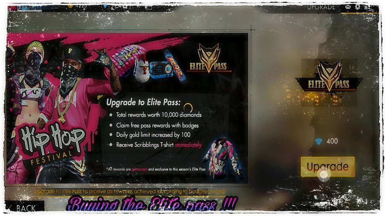 2018 BUYING SEASON 2 HIP HOP ELITE PASS  RAKESH00007 - GARENA FREE FIRE!!!