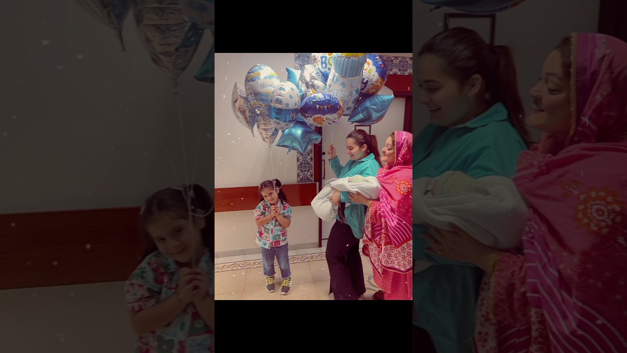 Minal Khan Blessed with baby Boy❤️#minalkhan #blessed#aimankhan#aimanfamily#babyboy#babynews#actress