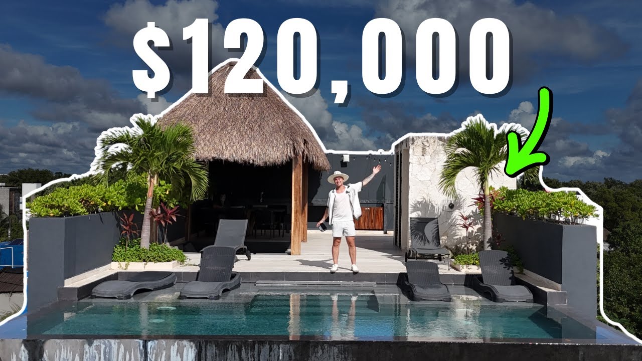Touring a $120,000 Condo In Tulum, Mexico *INSANE ROOFTOP*