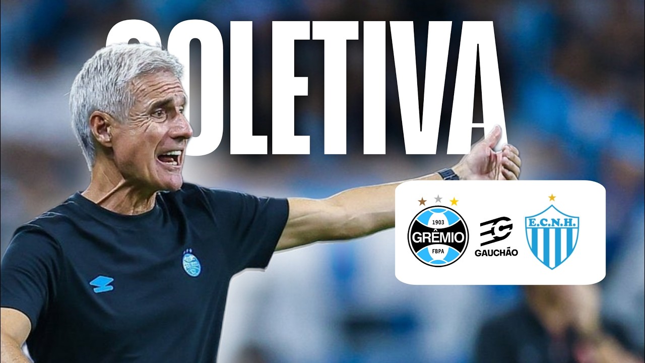COLETIVA PÓS-JOGO DE LUÍS CASTRO I Grêmio 1x0 Novo Hamburgo