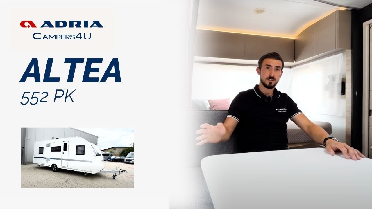 Detailní prohlídka karavanu Adria Altea 552 PK - ideální volba pro rodinné cestování