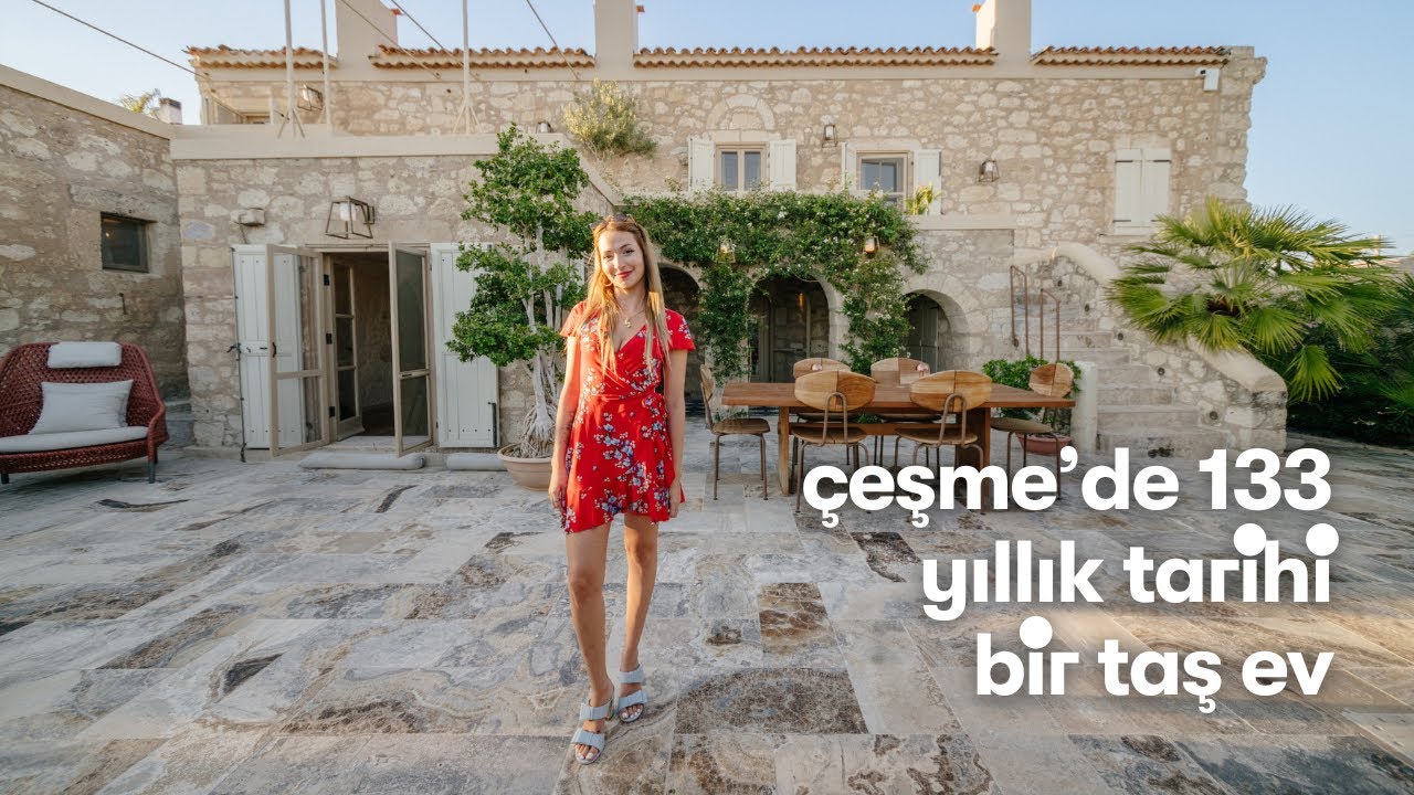 Bercis ve Ailesinin &Ccedil;eşme&rsquo;deki 133 Yıllık Tarihi Taş Evi