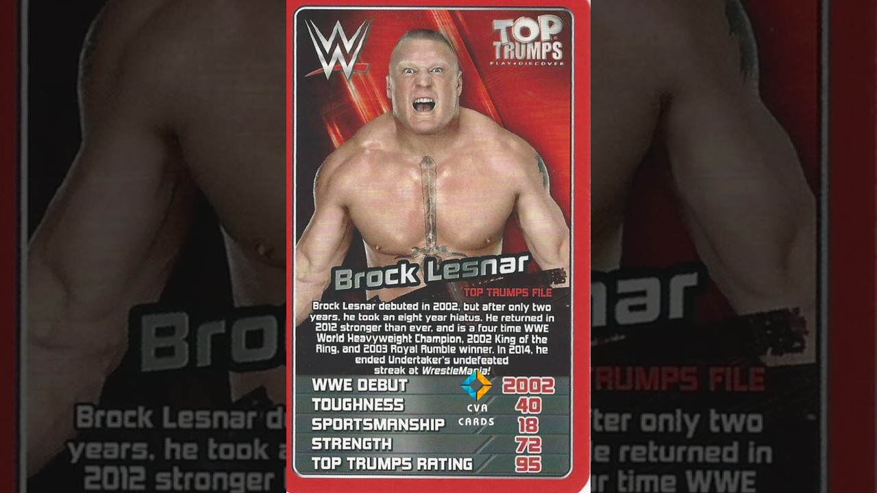 🥊2020💥WWE💪Top Trumps💥 #wwecards #wwe #wweshorts