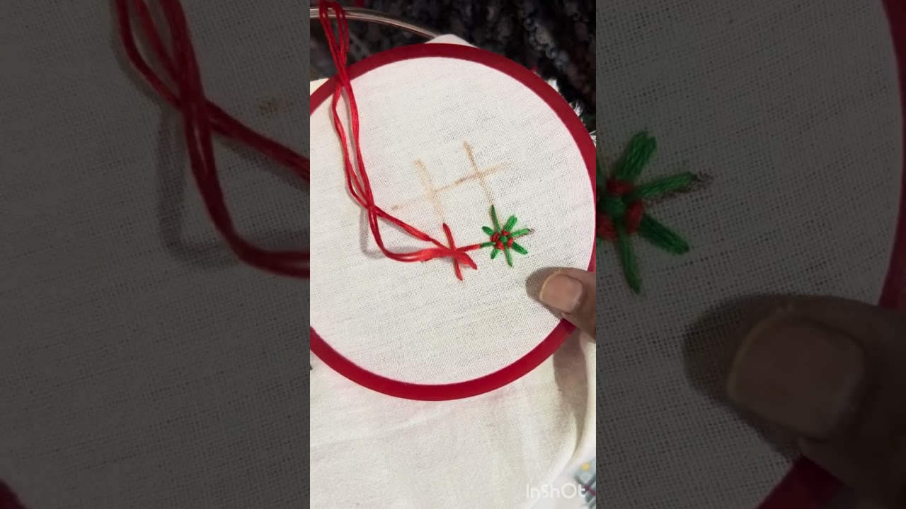 #embroidery #handbroidery #threadwork #threads #like #share #art #subscribe 