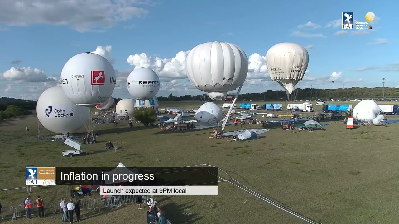 Inflation and Launch - 68th Coupe Aéronautique Gordon Bennett 2025