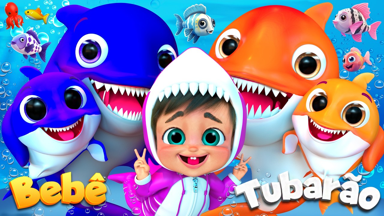 Beb&ecirc; Tubar&atilde;o Dan&ccedil;a com a Fam&iacute;lia - Can&ccedil;&atilde;o do Beb&ecirc; Tubar&atilde;o #rimasinfantis #m&uacute;sicasinfantis