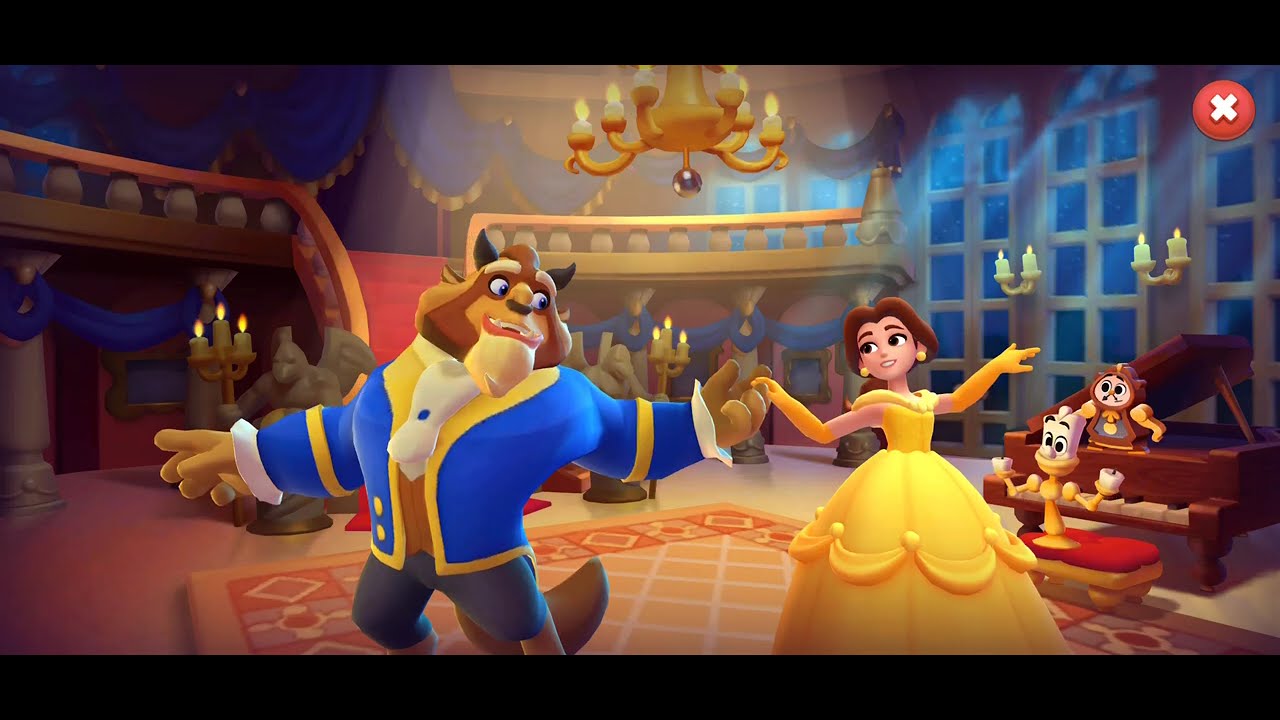 Disney Solitaire OST - 'Scene 1: Tale As Old As Time Beauty and the Beast' Music Soundtrack