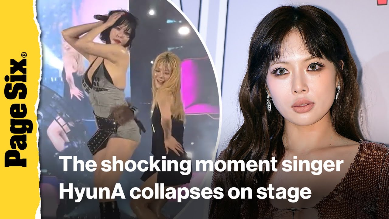 Singer HyunA sparks fan concern after collapsing mid-performance