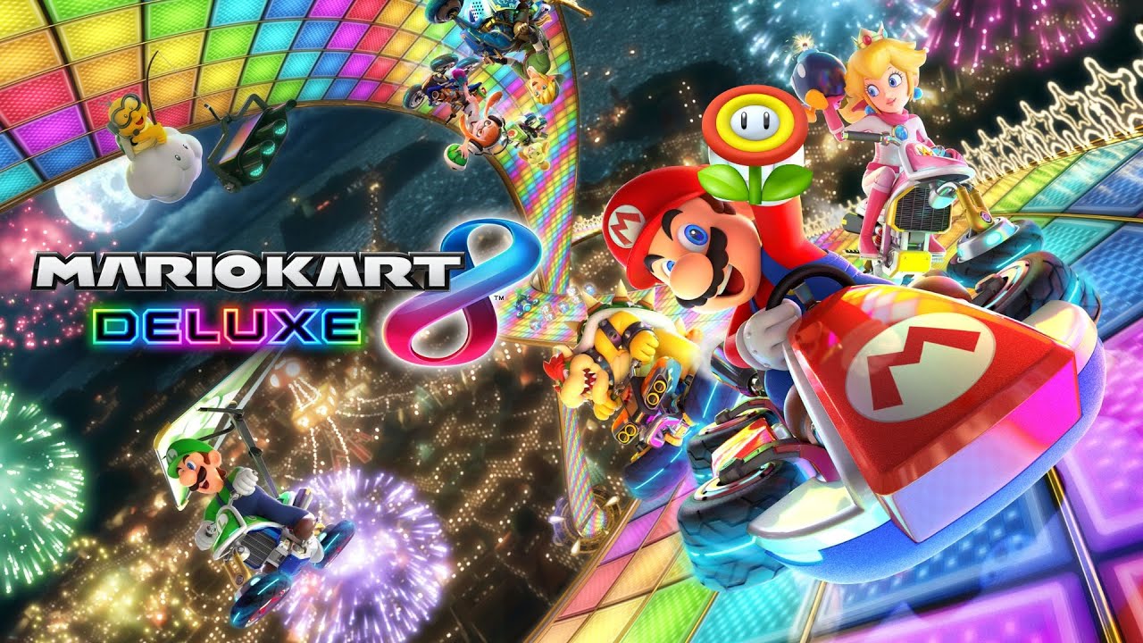 Mario Kart 8 Deluxe // Full Game 100% Walkthrough (Fire Flower - 150cc)