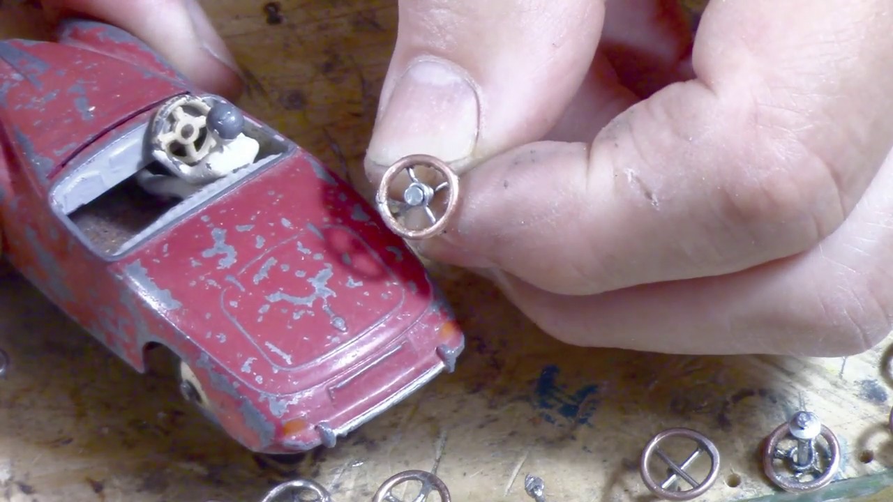 HOW TO MAKE A DINKY TOY STEERING WHEEL