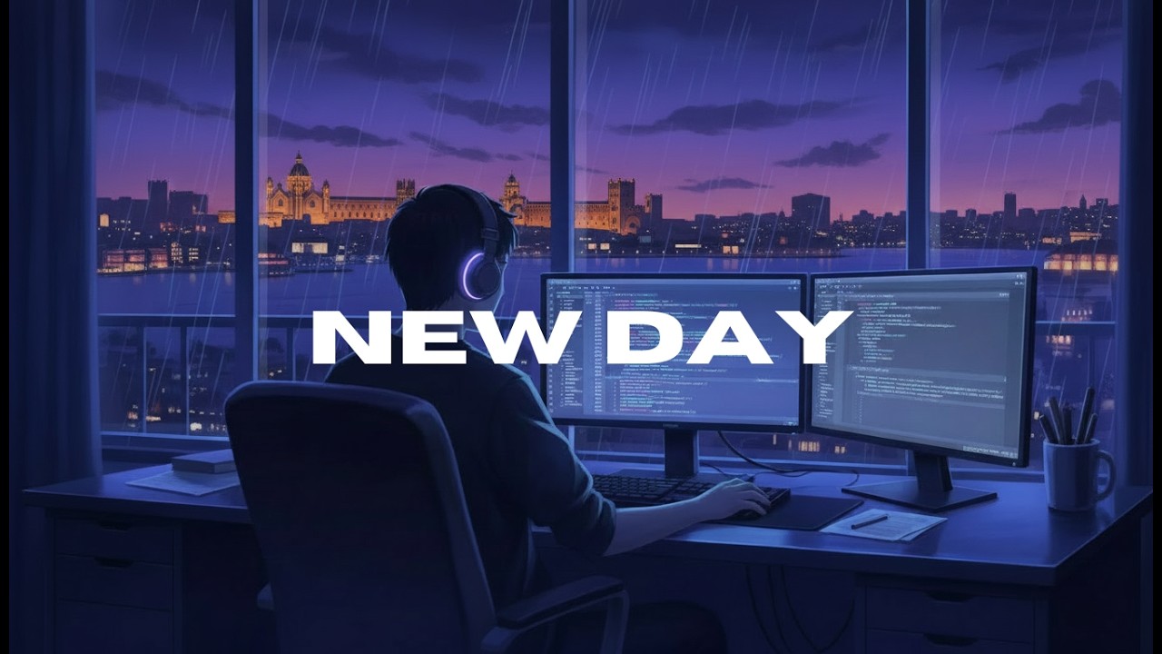 New Day — Synthwave Beats for Long Night Work