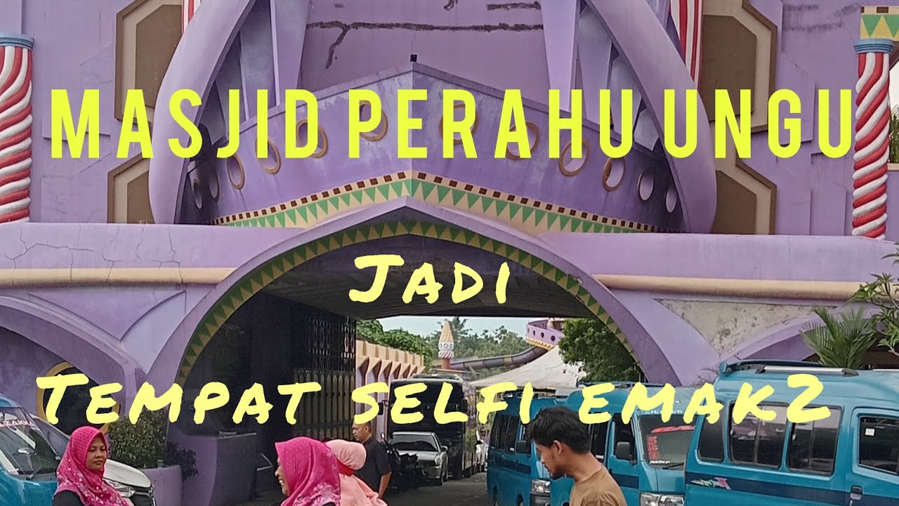 Update masjid perahu ungu di hari minggu 