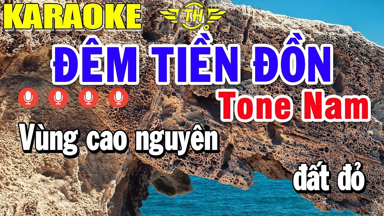 Đêm Tiền Đồn Karaoke Tone Nam Nhạc Sống 2023 | Trọng Hiếu
