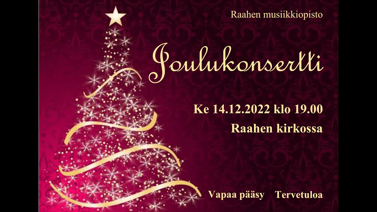 Joulukonsertti 14.12.2022