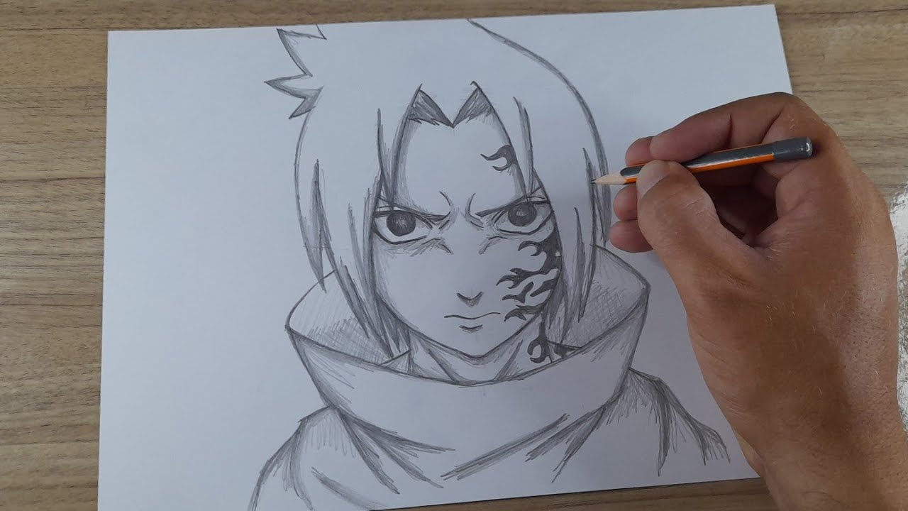FACIL DE DESENHAR | COMO DESENHAR O SASUKE