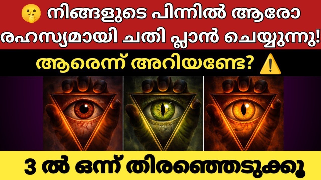 🤫 നിങ്ങളുടെ പിന്നിൽ ആരോ ചതി പ്ലാൻ ചെയ്യുന്നു! |3 ചിത്രങ്ങളിൽ ഒന്ന് തിരഞ്ഞെടുക്കൂ|Thodukuri Malayalam