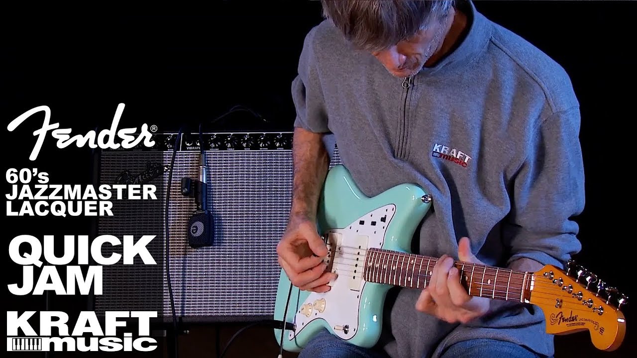 Fender 60's Jazzmaster Lacquer Surf Green - Quick Jam