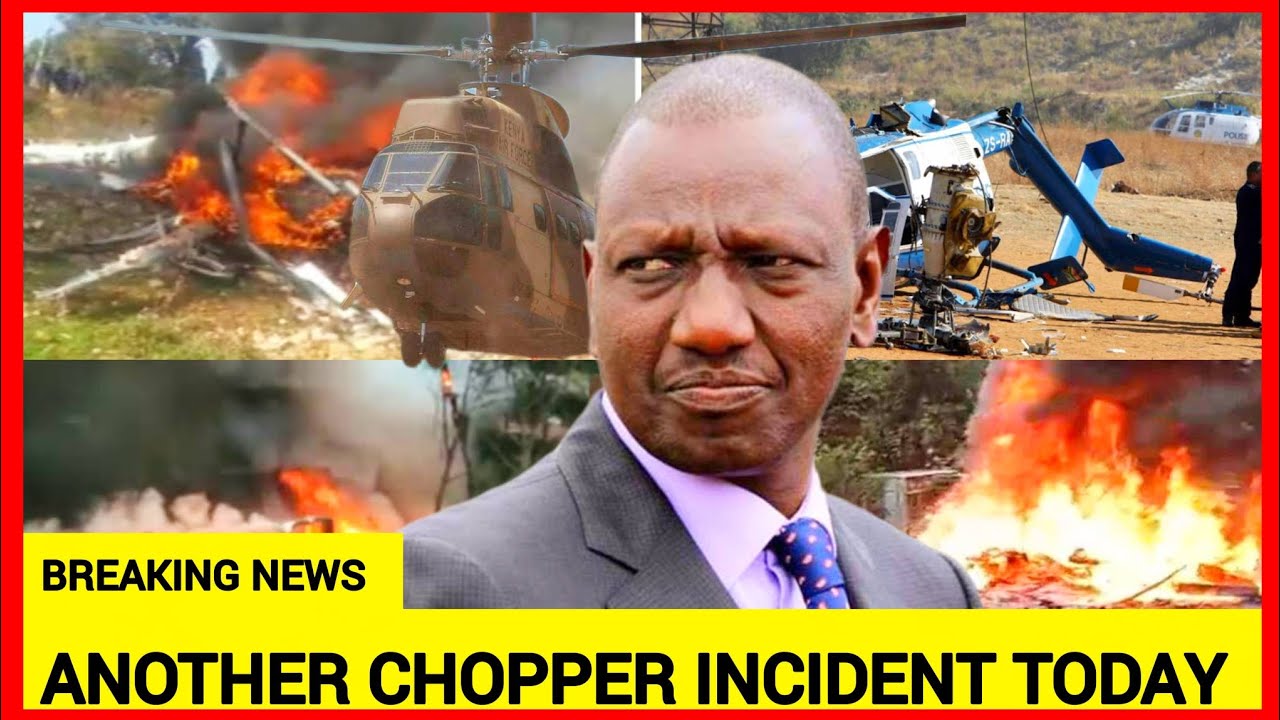 Breaking News! Another chopper almost crushed today carring politicians, Tension high in state house